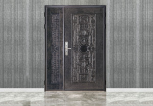 羅浮宮浮雕門 7│銀古銅手工漆