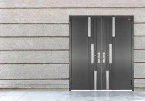 石材玄關門 1│灰砂色